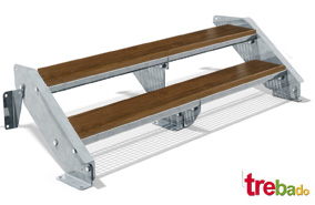 Gartentreppe Holz Stahl Treppen Bausatz Do It Yourself